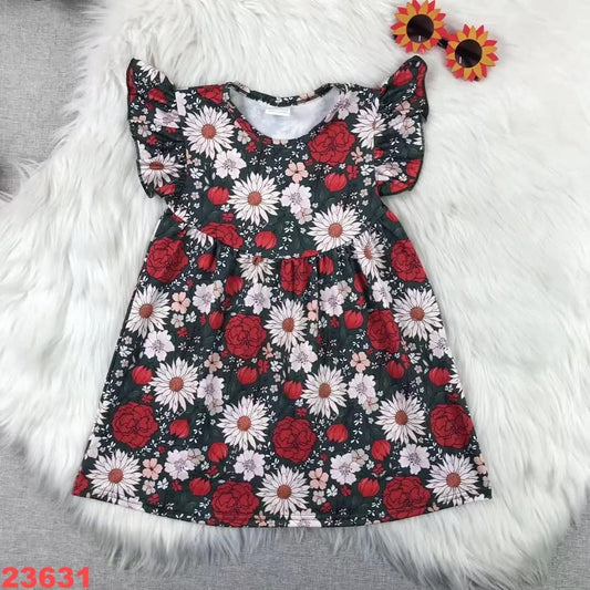 GIRLS FLORAL DRESS