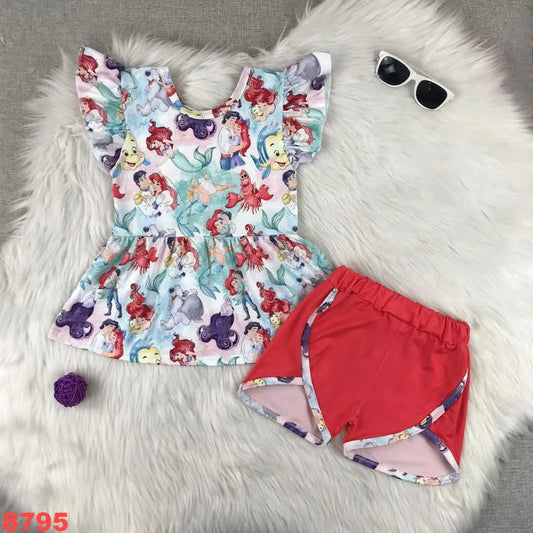 Girls Little Mermaid Outfit
