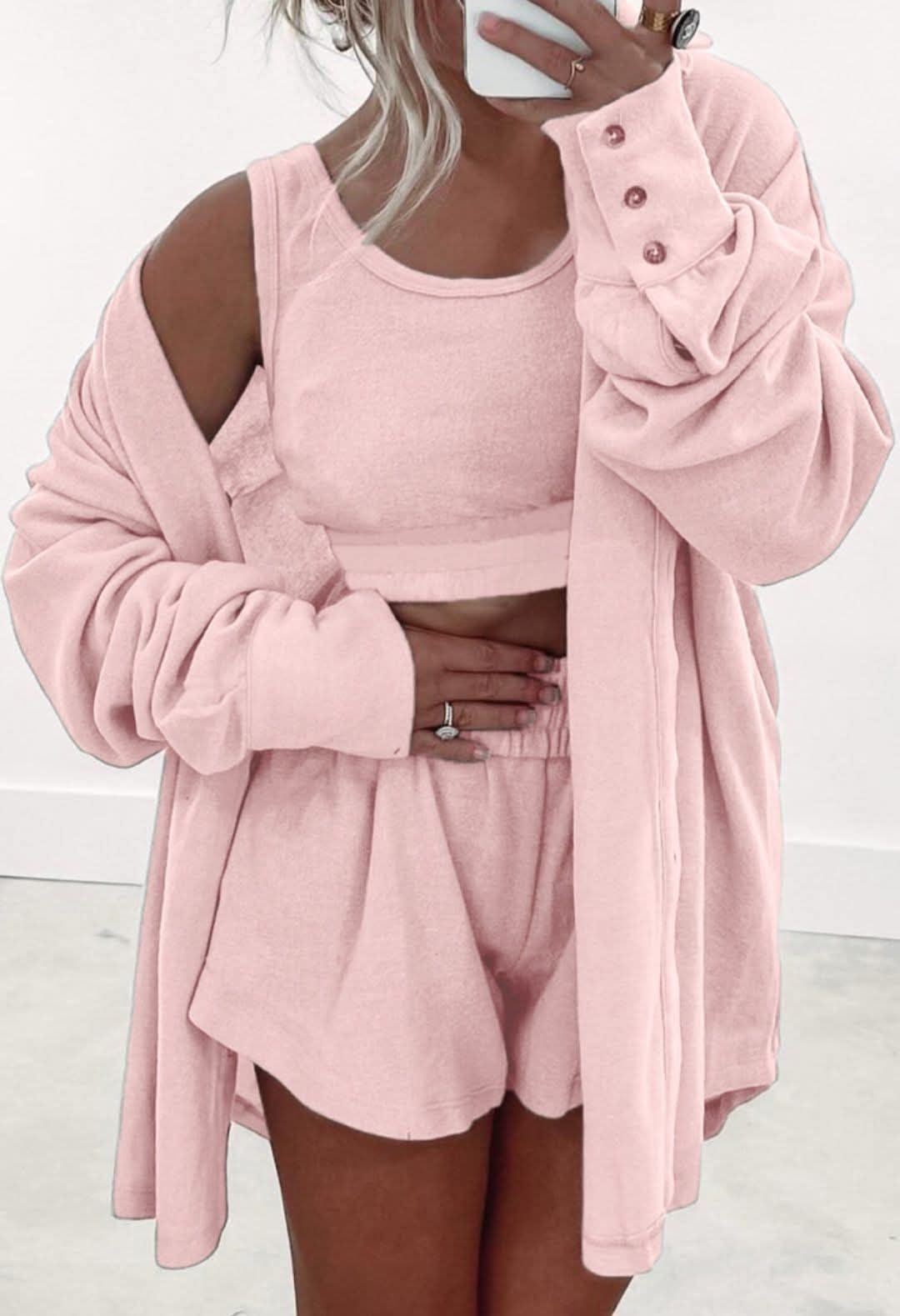 Light pink 3pc lounge set